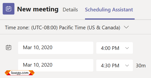 schedule a meeting on Microsoft Teams 1